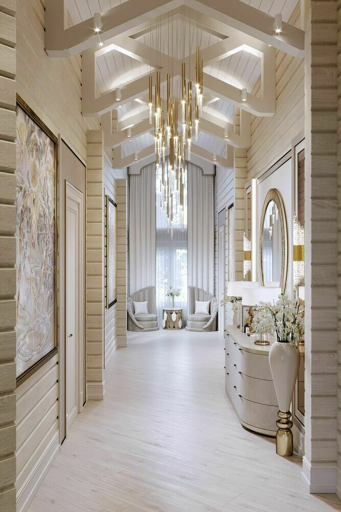 Фото из портфолио Дом 281,5 м² в КП Руза Фэмили: светлый интерьер для светлой семьи – фотографии дизайна интерьеров на INMYROOM Фото из портфолио Дом 281,5 м² в КП Руза Фэмили: светлый интерьер для светлой семьи – фотографии дизайна интерьеров на INMYROOM