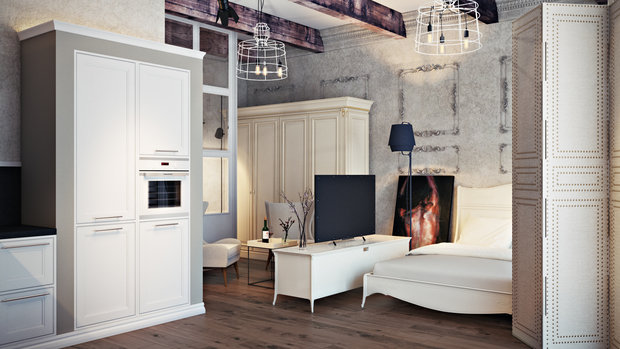 Фото из портфолио апартаменты Tribeca – фотографии дизайна интерьеров на INMYROOM