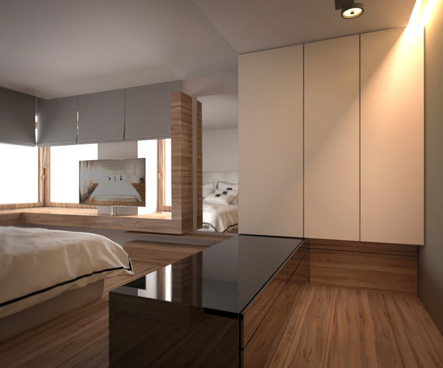 Фото из портфолио Oak Апартаменты  – фотографии дизайна интерьеров на INMYROOM