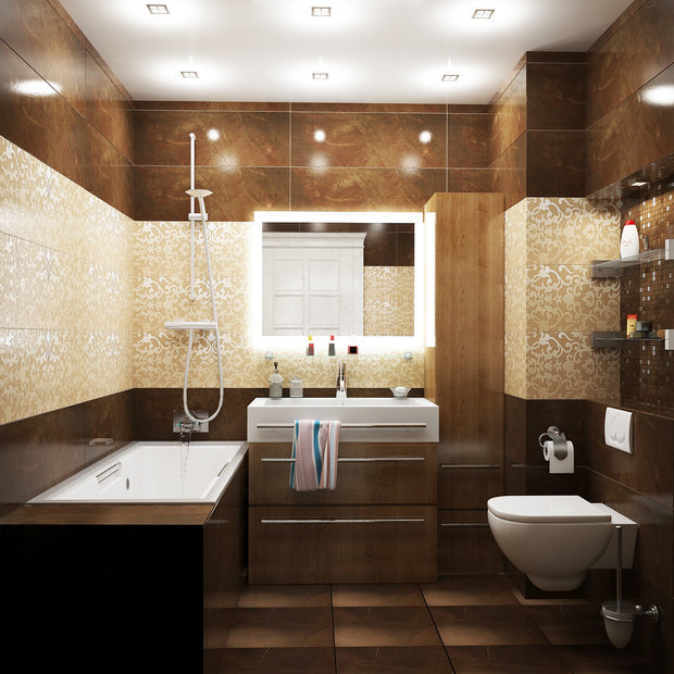 Фото из портфолио ЖК павшинская пойма , классический стиль, ванная  ь – фотографии дизайна интерьеров на INMYROOM