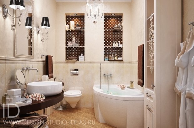 Фото из портфолио ЭЛЕГАНТНАЯ НЕОКЛАССИКА В СИМФЕРОПОЛЕ, 71 м² – фотографии дизайна интерьеров на INMYROOM