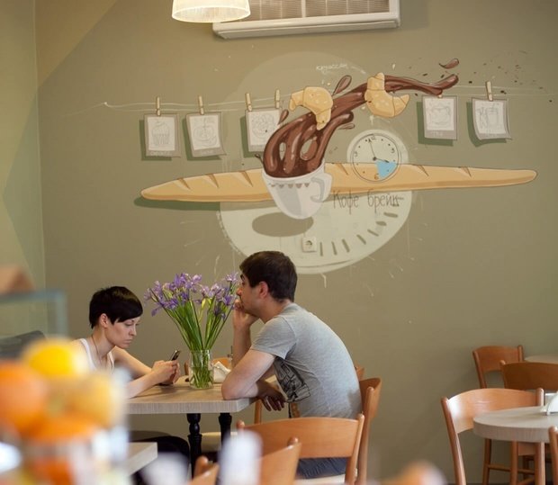 Фото из портфолио Кафе Bon Pain – фотографии дизайна интерьеров на INMYROOM
