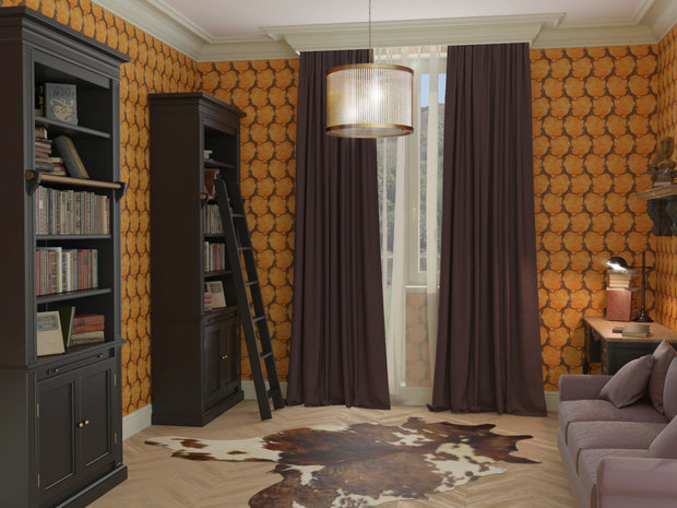 Фото из портфолио Оранжевое солнце – фотографии дизайна интерьеров на INMYROOM