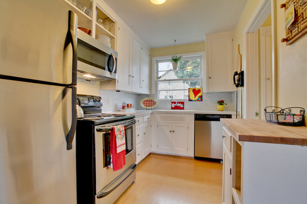 Фотография: Кухня и столовая в стиле Скандинавский, Интерьер комнат, Плитка – фото на INMYROOM