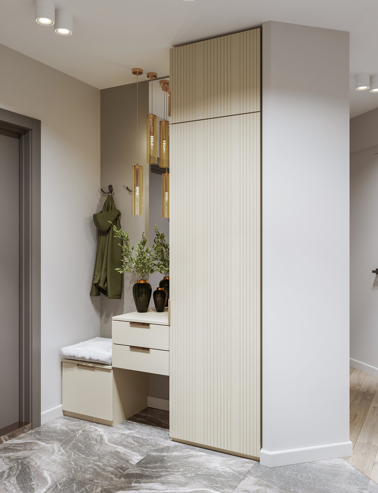 Фотография: Прихожая в стиле Современный, Квартира, Проект недели, Москва, 4 и больше, Более 90 метров, MR.BURO – фото на INMYROOM