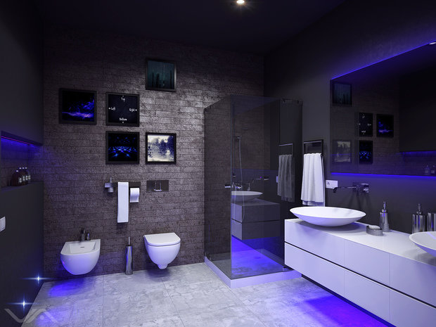 Фото из портфолио Ванная в Ялте – фотографии дизайна интерьеров на InMyRoom.ru