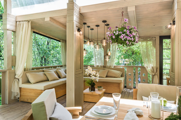 Фото из портфолио ЛЕТНЯЯ ВЕРАНДА – фотографии дизайна интерьеров на INMYROOM