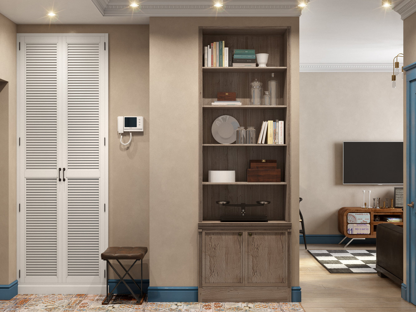 Фотография: Прихожая в стиле Лофт, Эклектика, Квартира, Проект недели, Санкт-Петербург, Cubiq Studio, Монолитный дом, 1 комната, 40-60 метров, ЖК «Николаевский Ансамбль» – фото на INMYROOM Фотография: Прихожая в стиле Лофт, Эклектика, Квартира, Проект недели, Санкт-Петербург, Cubiq Studio, Монолитный дом, 1 комната, 40-60 метров, ЖК «Николаевский Ансамбль» – фото на INMYROOM