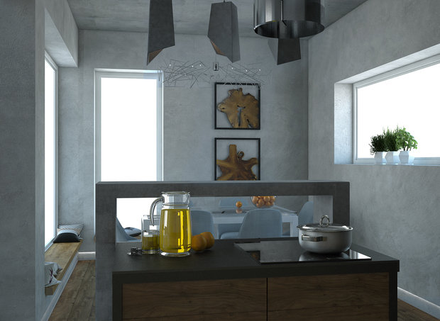 Фото из портфолио Дом в стиле минимализм – фотографии дизайна интерьеров на INMYROOM