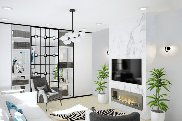 Фото из портфолио Гостиная – фотографии дизайна интерьеров на INMYROOM