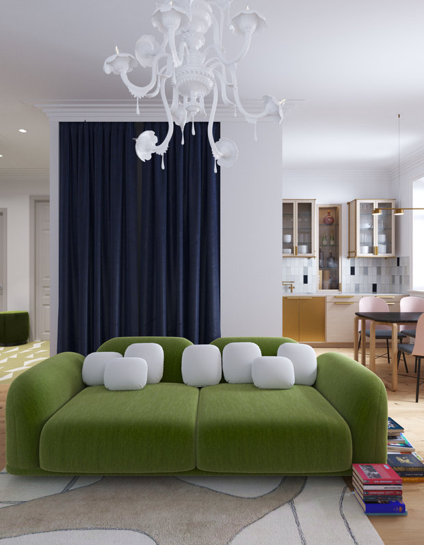 Фото из портфолио Квартира на Каменноостровском проспекте – фотографии дизайна интерьеров на INMYROOM