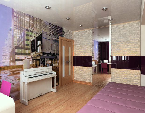 Фото из портфолио Квартира для матери и дочерей – фотографии дизайна интерьеров на INMYROOM