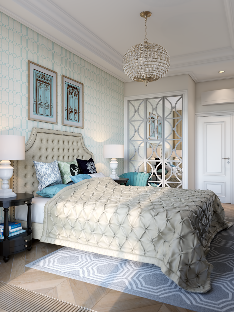 Фотография: Спальня в стиле Классический, Квартира, Проект недели, Санкт-Петербург, 3 комнаты, Более 90 метров, Монолитно-кирпичный, Студия элитного жилья Александра Акименкова – фото на INMYROOM Фотография: Спальня в стиле Классический, Квартира, Проект недели, Санкт-Петербург, 3 комнаты, Более 90 метров, Монолитно-кирпичный, Студия элитного жилья Александра Акименкова – фото на INMYROOM