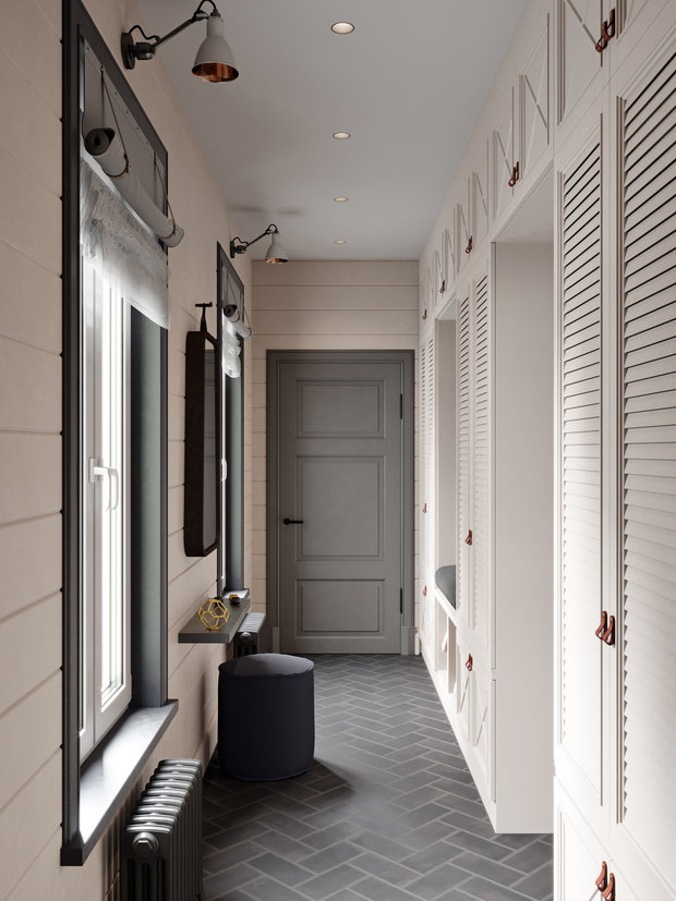 Фотография: Прихожая в стиле Прованс и Кантри, Современный, Дом, Проект недели, Московская область, 4 и больше, Более 90 метров, Aiya Design, ПРЕМИЯ INMYROOM – фото на INMYROOM