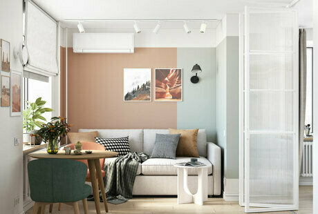 Дизайн однокомнатной квартиры 31 м2