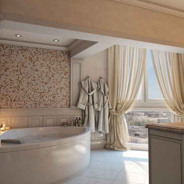 Фото из портфолио Двухуровневые апартаменты – фотографии дизайна интерьеров на INMYROOM