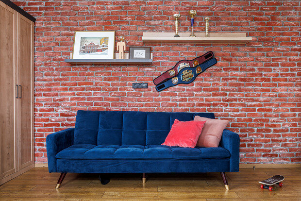 Фотография: Детская в стиле Лофт, Современный, Квартира, Проект недели, Екатеринбург, Монолитный дом, 4 и больше, Более 90 метров, Светлана Пахомова – фото на INMYROOM