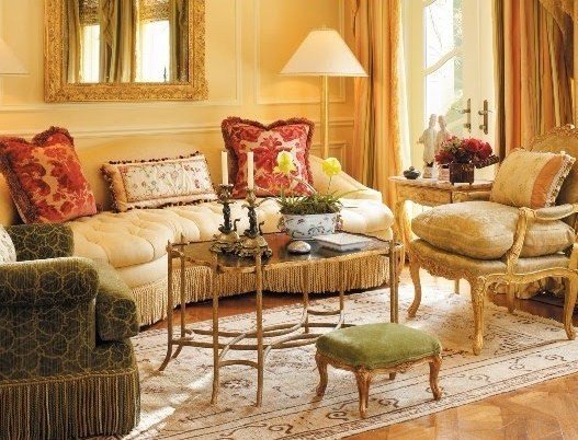 Фотография: Гостиная в стиле Прованс и Кантри, Классический, Современный – фото на INMYROOM