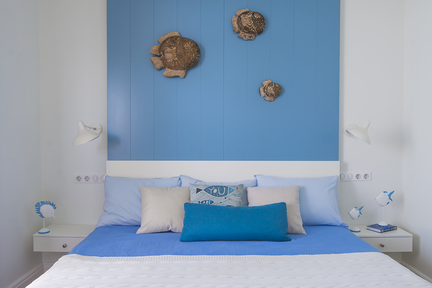 Фотография: Спальня в стиле Современный, Квартира, Крым, Проект недели, 2 комнаты, 40-60 метров, Татьяна Казанцева, Монолитно-кирпичный, Ялта – фото на INMYROOM Фотография: Спальня в стиле Современный, Квартира, Крым, Проект недели, 2 комнаты, 40-60 метров, Татьяна Казанцева, Монолитно-кирпичный, Ялта – фото на INMYROOM