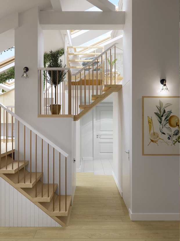 Фотография: Прихожая в стиле Эко, Эклектика, Квартира, Проект недели, Красногорск, Московская область, 4 и больше, 60-90 метров, Маргарита Рассказова, КП «Этюд Фэмили Клаб» – фото на INMYROOM