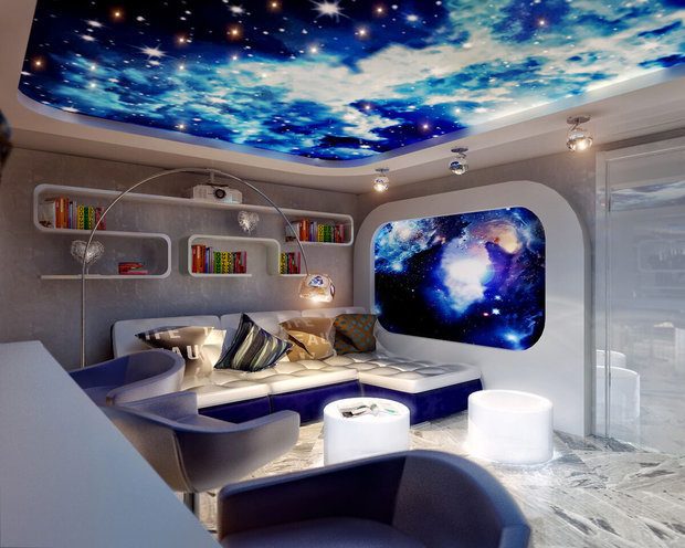 Фото из портфолио Принты Звезд и Вселенной в интерьере – фотографии дизайна интерьеров на INMYROOM