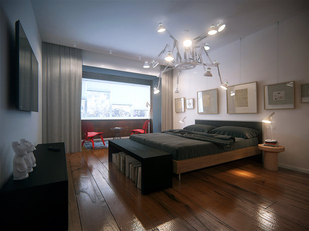 Фотография: Спальня в стиле Лофт, Современный – фото на INMYROOM