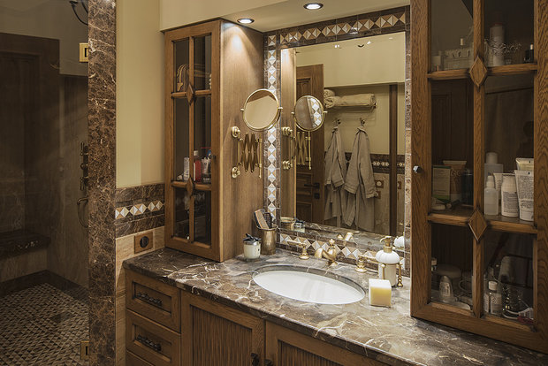 Фотография: Ванная в стиле Прованс и Кантри, Квартира, Дома и квартиры, Проект недели – фото на INMYROOM