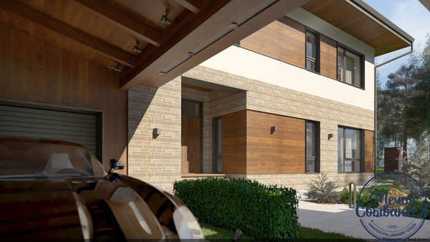 Фото из портфолио Двухэтажный загородный дом – фотографии дизайна интерьеров на INMYROOM