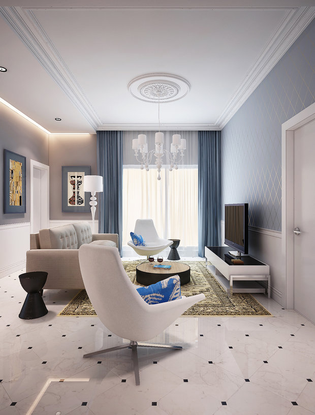 Фотография: Гостиная в стиле Скандинавский – фото на InMyRoom.ru