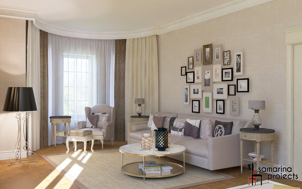 Фото из портфолио "Современная классика"  – фотографии дизайна интерьеров на InMyRoom.ru