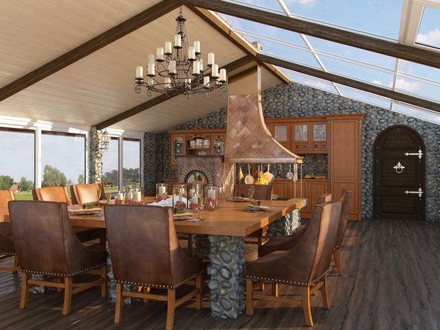 Фото из портфолио Беседка в пос.Ропша – фотографии дизайна интерьеров на INMYROOM