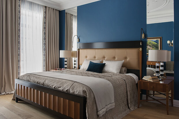 Фотография: Спальня в стиле Классический, Современный, Эклектика, Дом, Проект недели, Особняк, Дом и дача, Ленинградская область, 4 и больше, Более 90 метров, Nice Design – фото на INMYROOM