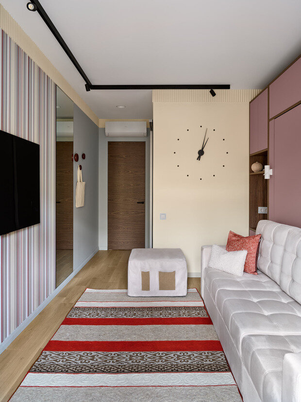 Фотография: Детская в стиле Современный, Квартира, Проект дня, Москва, Сталинка, 3 комнаты, Более 90 метров, Анастасия Уфимцева – фото на INMYROOM