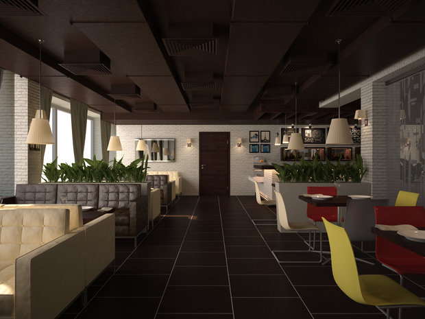 Фото из портфолио Кафе в стиле лофт – фотографии дизайна интерьеров на INMYROOM