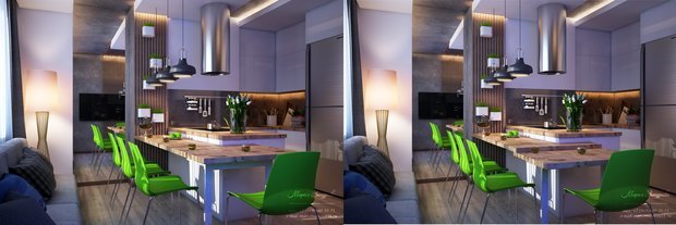 Фото из портфолио Эко-кухня – фотографии дизайна интерьеров на INMYROOM