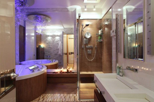 Фото из портфолио Санузел в современном стиле "Домашнее СПА" – фотографии дизайна интерьеров на INMYROOM