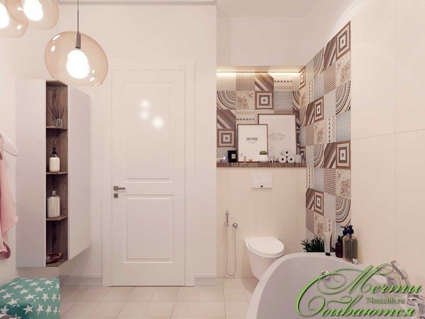 Фото из портфолио Лёгкая неоклассика в ванных комнатах – фотографии дизайна интерьеров на INMYROOM