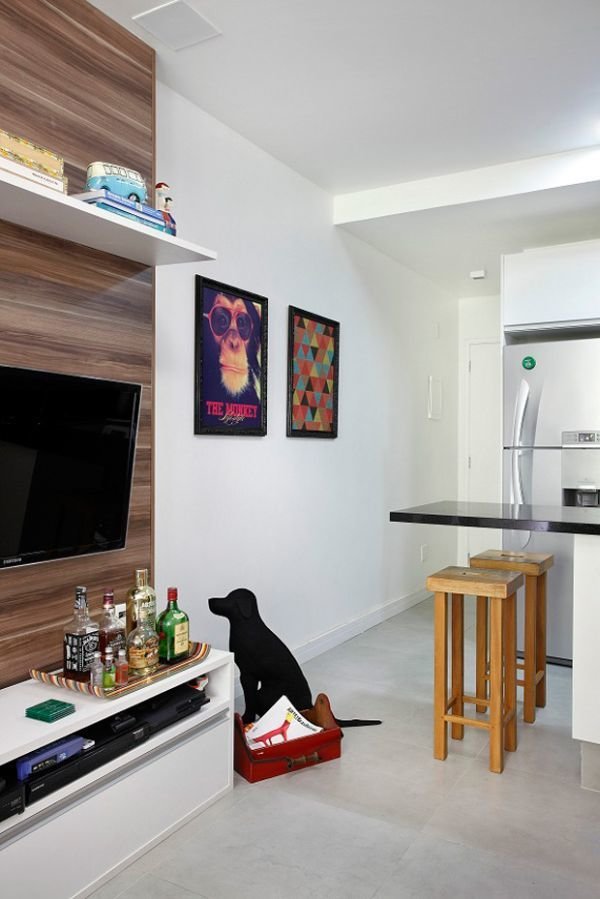 Фотография: Кухня и столовая в стиле Современный, Малогабаритная квартира, Квартира, Дома и квартиры – фото на INMYROOM