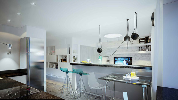 Фото из портфолио Квартира для стильной жизни – фотографии дизайна интерьеров на INMYROOM