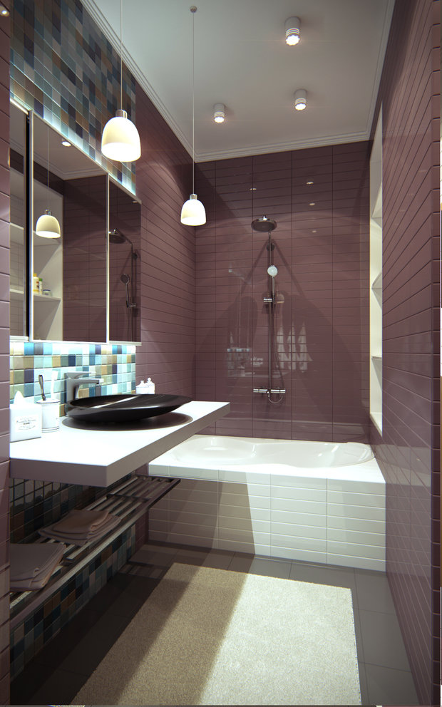 Фото из портфолио Яркие краски для городской квартиры. Город Пермь.  – фотографии дизайна интерьеров на INMYROOM