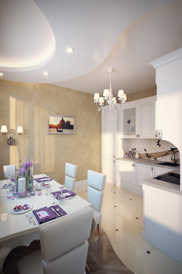 Фото из портфолио Квартира в стиле Арт-деко для девушки руководителя – фотографии дизайна интерьеров на INMYROOM