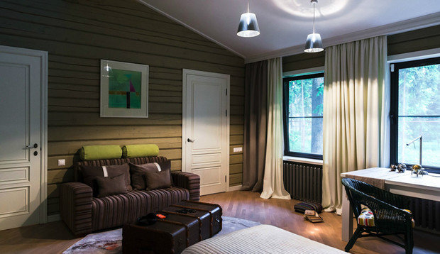 Фотография: Спальня в стиле Прованс и Кантри, Дом, Дома и квартиры, Проект недели, Дача, dom-iz-brusa – фото на INMYROOM