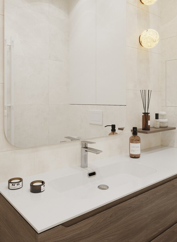 Фото из портфолио Квартира 79 м2 – фотографии дизайна интерьеров на INMYROOM