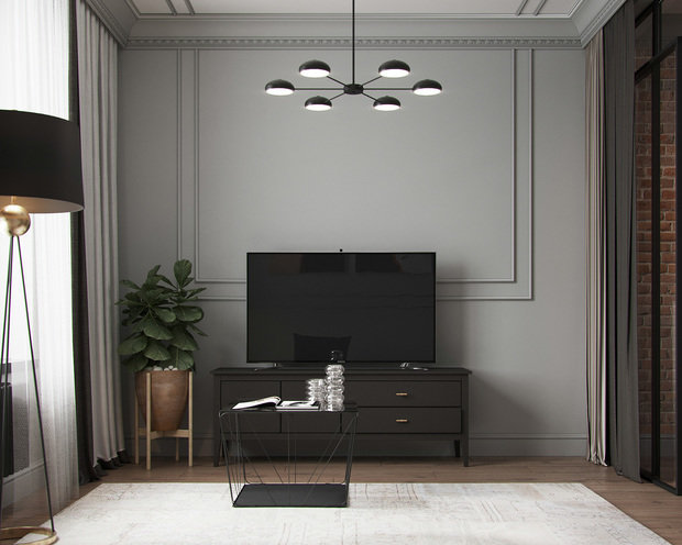 Фото из портфолио Квартира в ЖК "Маяковский". Мягкий лофт для молодой семьи – фотографии дизайна интерьеров на INMYROOM