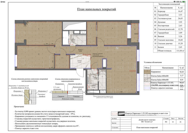 План-схема интерьера