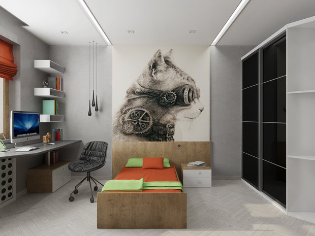 Фото из портфолио Детская комната в индустриальном стиле – фотографии дизайна интерьеров на INMYROOM