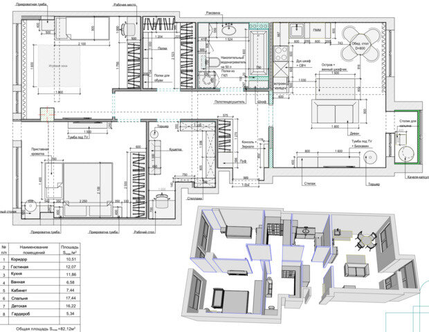 Фотография: Планировки в стиле , Современный, Эклектика, Квартира, Проект дня, Москва, Сталинка, 3 комнаты, 60-90 метров, Карина Алтунина – фото на INMYROOM