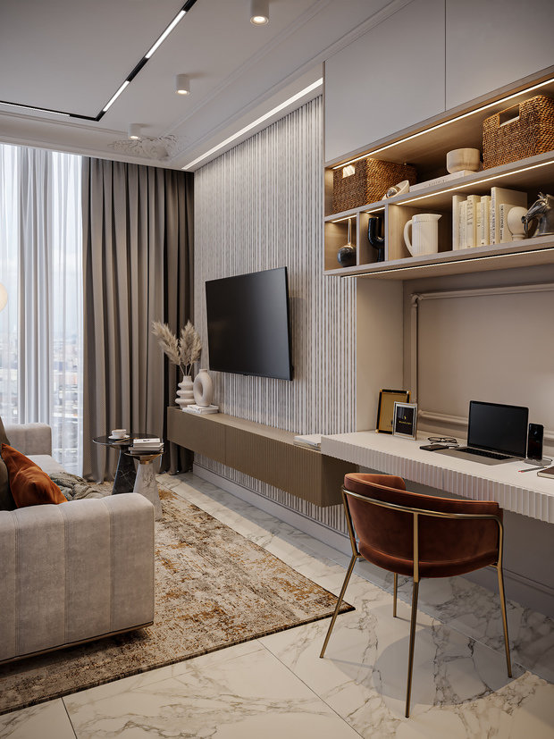 Фото из портфолио Квартира в NEVA TOWERS – фотографии дизайна интерьеров на INMYROOM