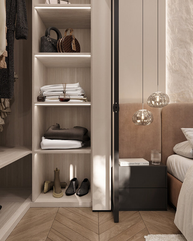 Фото из портфолио Дизайн интерьера квартиры в ЖК «Министр» в стиле современная классика – фотографии дизайна интерьеров на INMYROOM