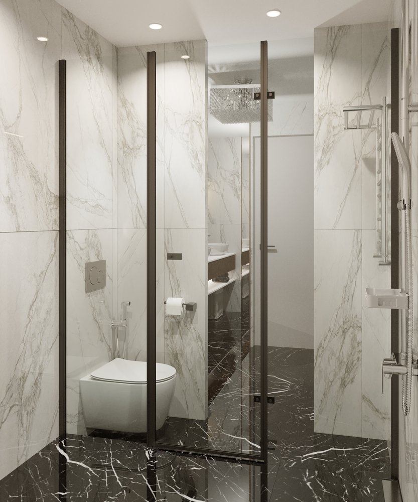 Фотография: Ванная в стиле Современный, Квартира, Проект недели, Москва, 4 и больше, Более 90 метров, MR.BURO – фото на INMYROOM